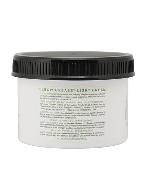 Elbow Grease Light Cream Jar - 9 oz by Lubricants, Creams & Glides