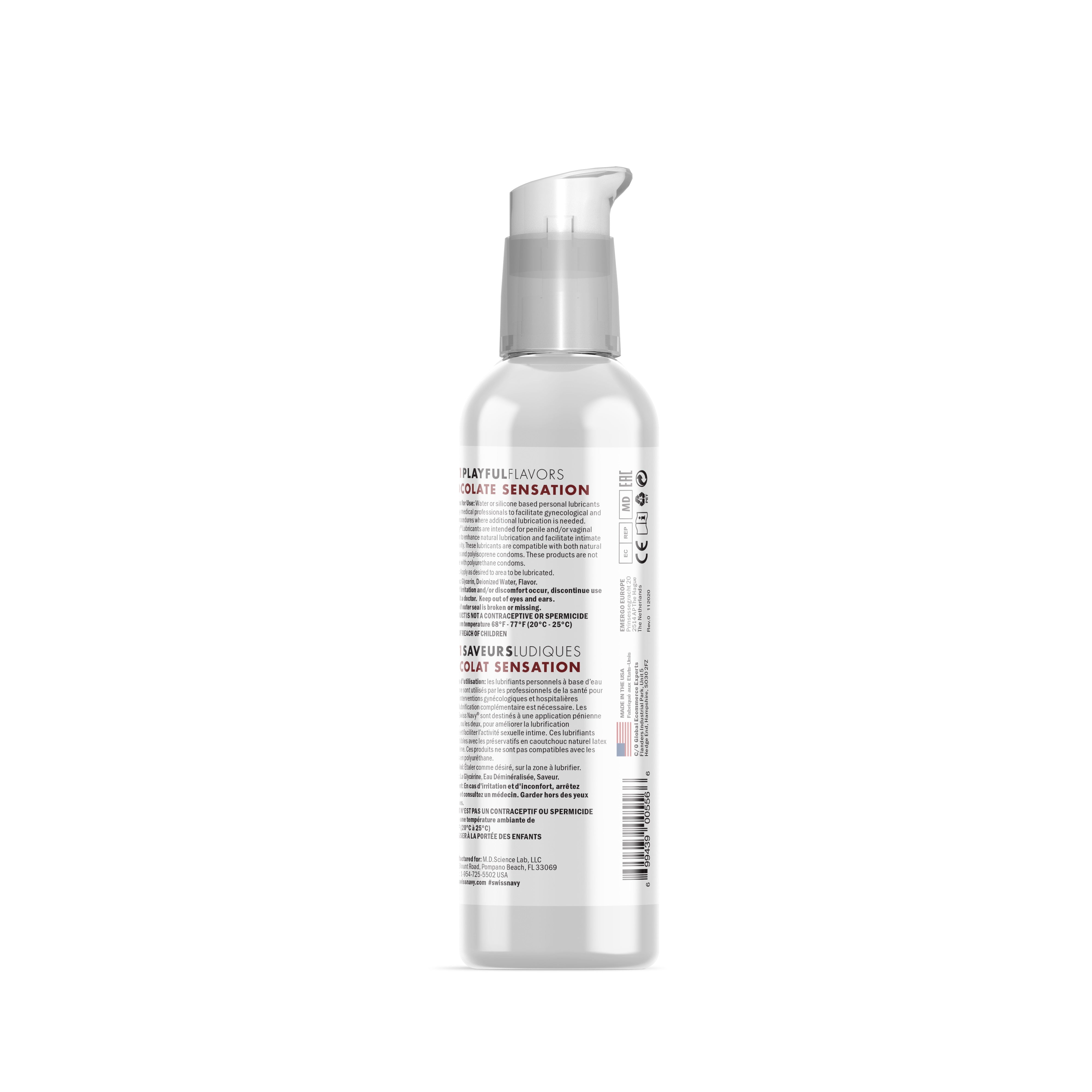 Swiss Navy 4-in-1 Playful Flavors - Chocolate Sensation - 4 Fl. Oz. by Lubricants, Creams & Glides