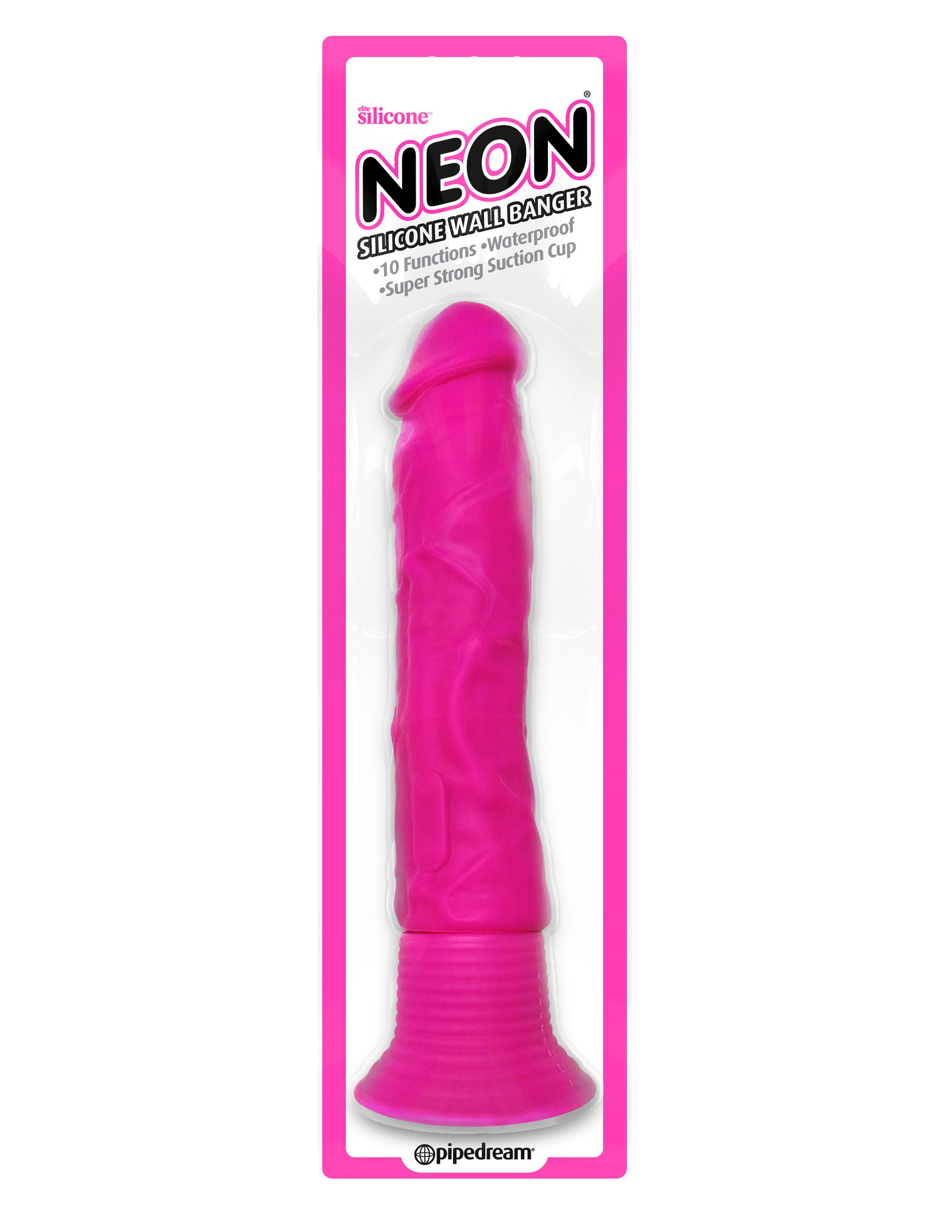 Neon Silicone Wall Banger - Pink by Anal Toys & Stimulators