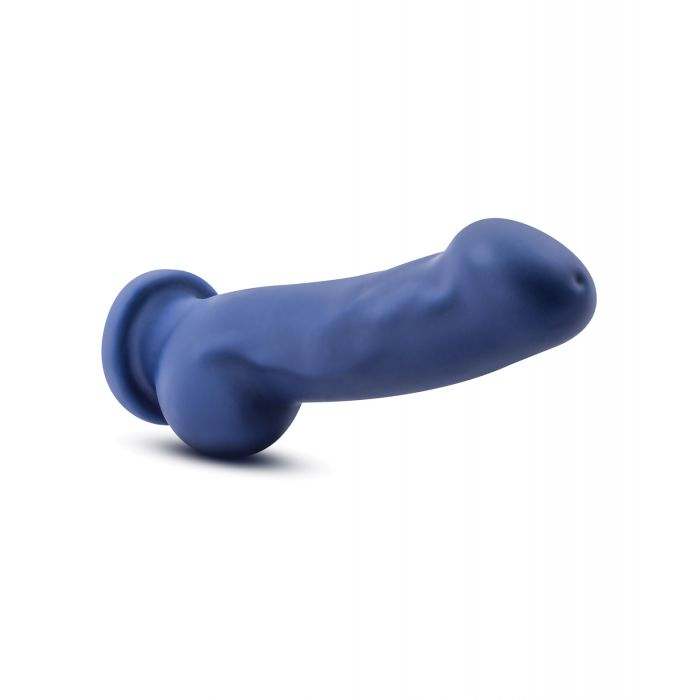 Blush Avant D8 Silicone Dildo in indigo with ergonomic design and smooth, flexible silicone exterior
