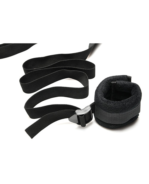 Bedroom Bliss Lover's Bed Restraint System - Black by Bondage & Fetish Toys