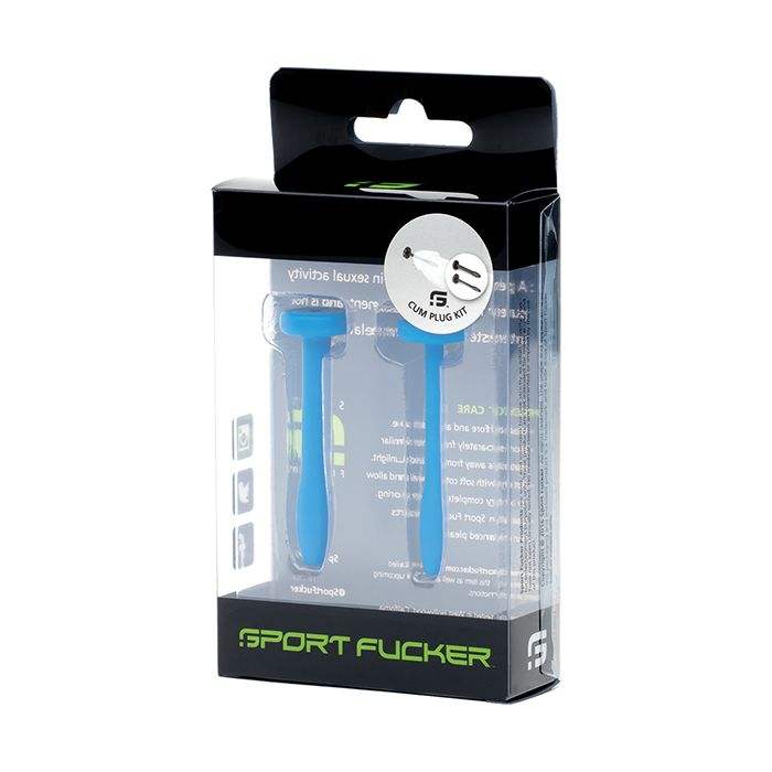 Sport Fucker Cum Plug Kit - Blue by Bondage & Fetish Toys