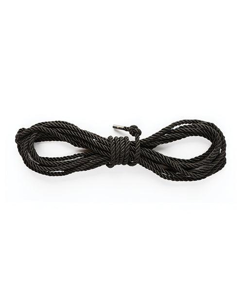 Sei Mio Knot in Control 10M Silky Bondage Rope - Black by Bondage & Fetish Toys