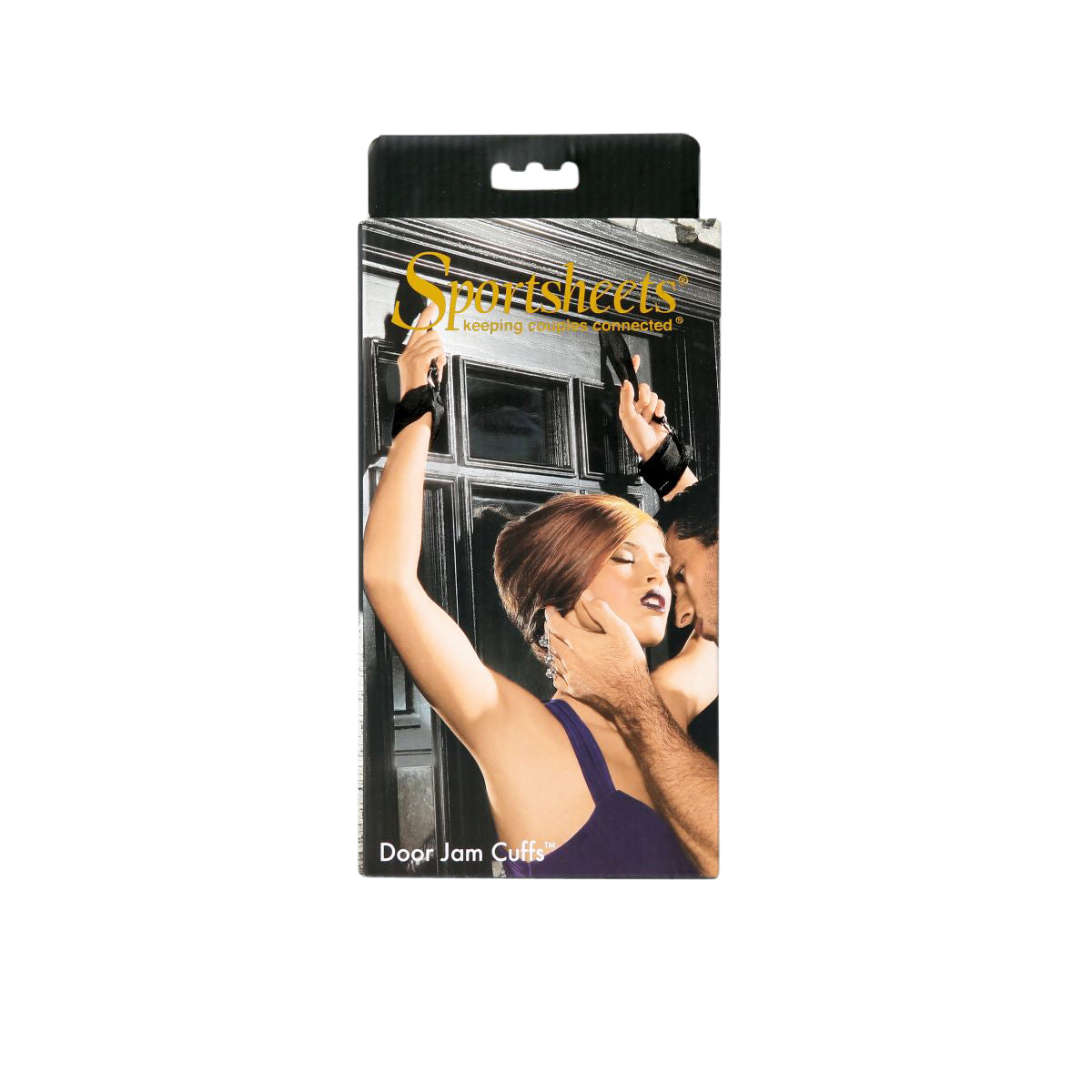 Door Jam Cuffs - Black by Bondage & Fetish Toys