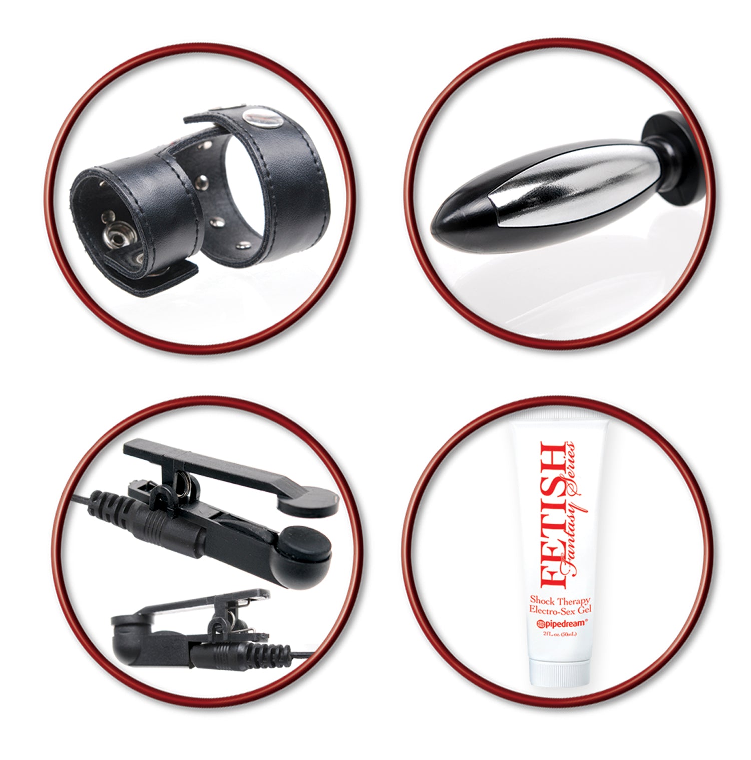 Fetish Fantasy Series Deluxe Shock Therapy Travel Kit by Bondage & Fetish Toys