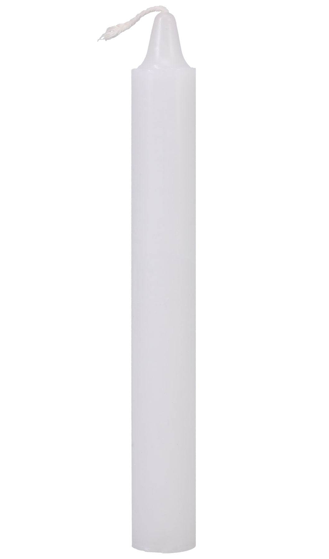 White Japanese drip candle for sensation play and intimate experiences