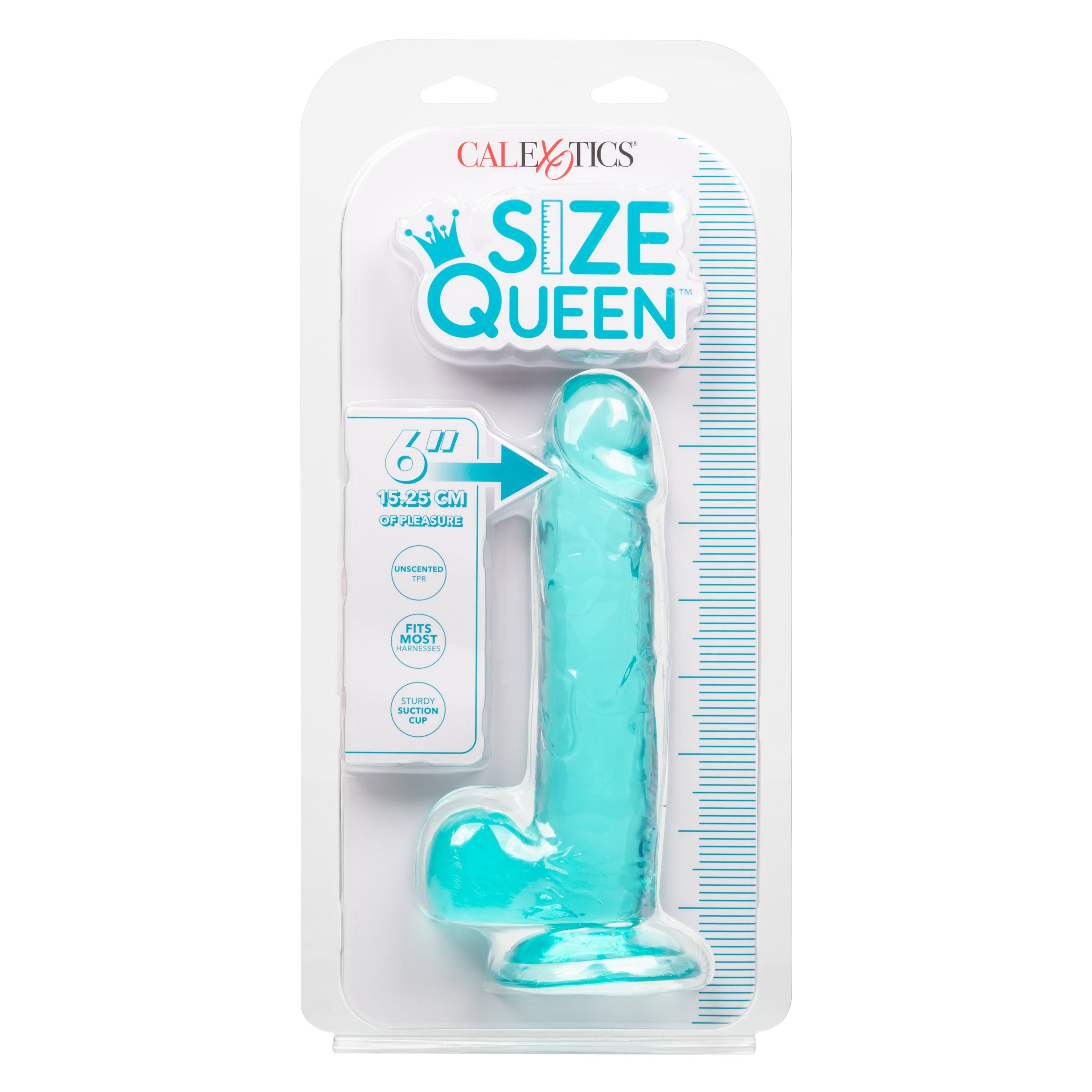 Size Queen 6 Inch - 15.25 Cm - Blue by Anal Toys & Stimulators