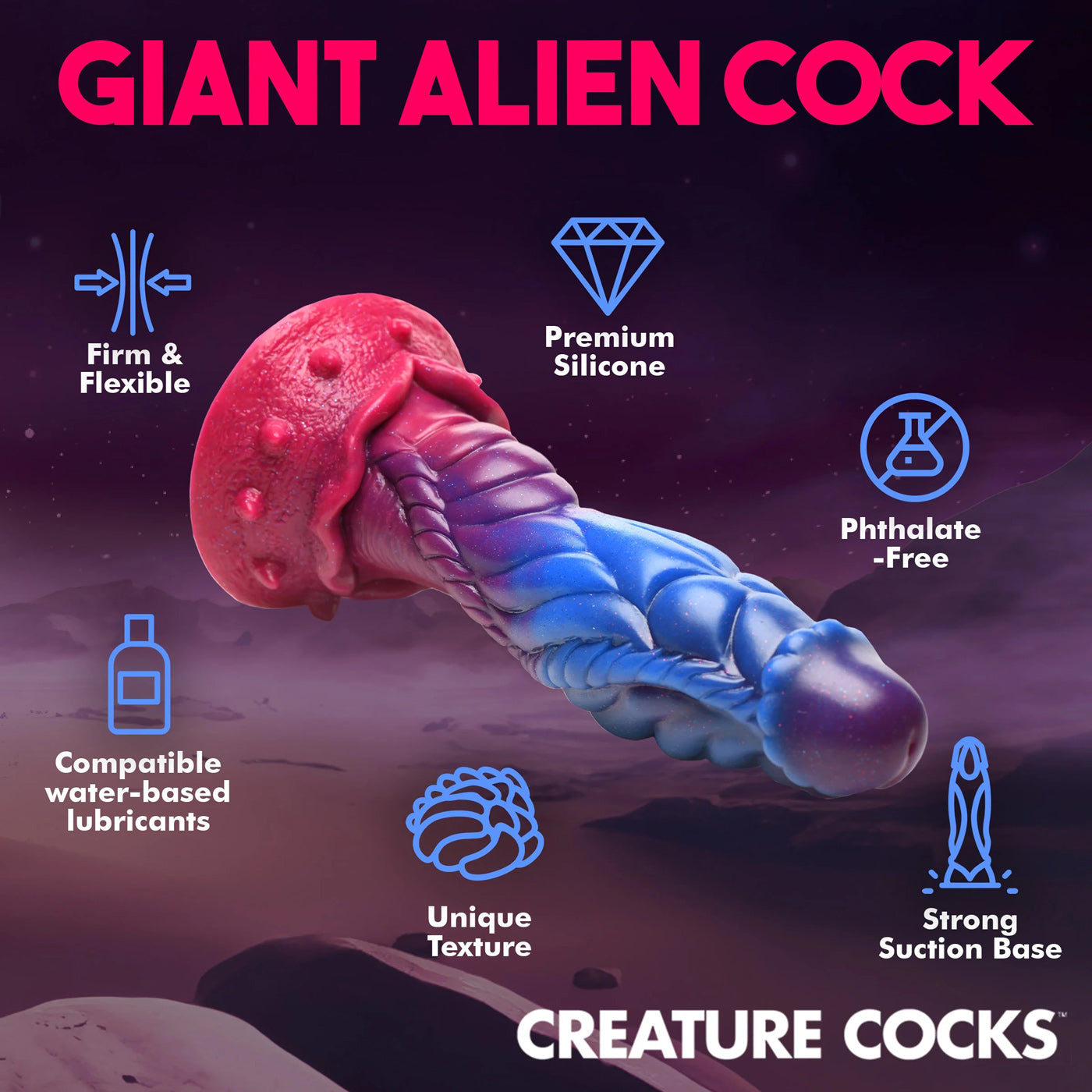 Intruder Alien Silicone Dildo by Anal Toys & Stimulators