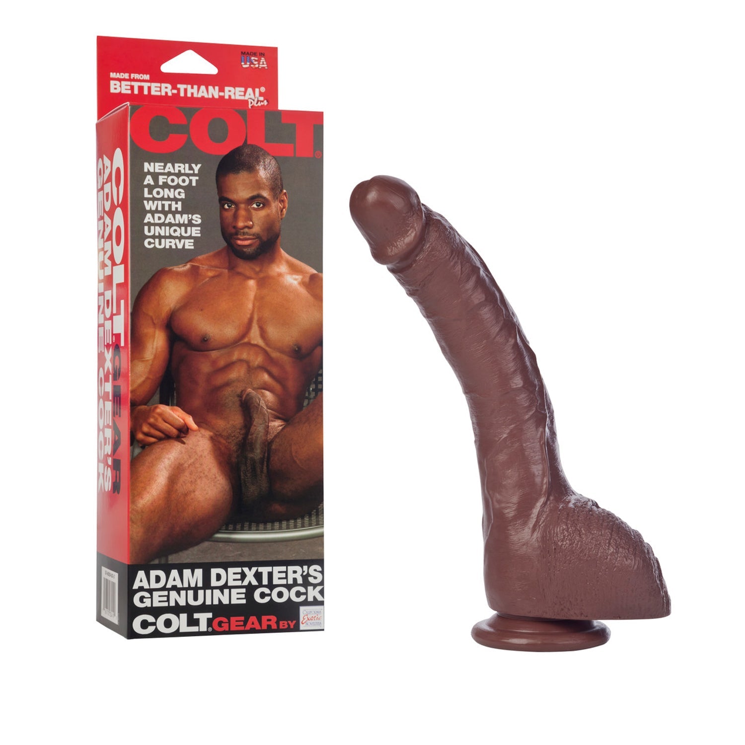 Colt Adam Dexter's Genuine Cock - Brown by Anal Toys & Stimulators