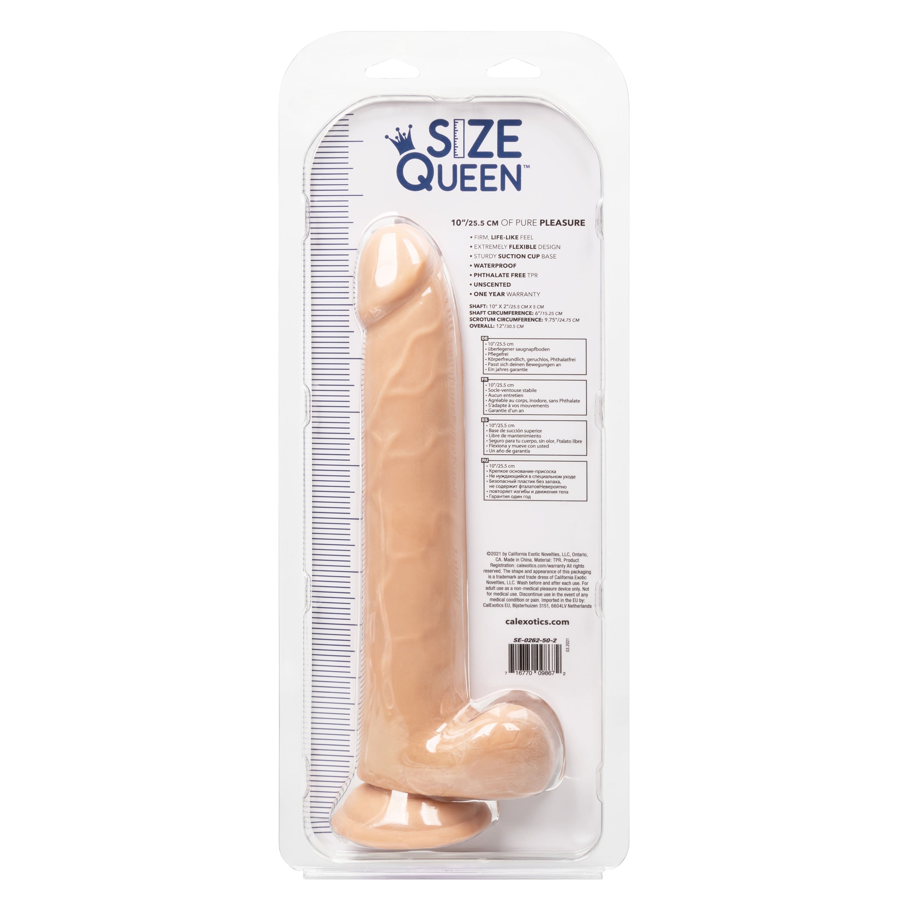Size Queen 8 inch/20.25 Cm