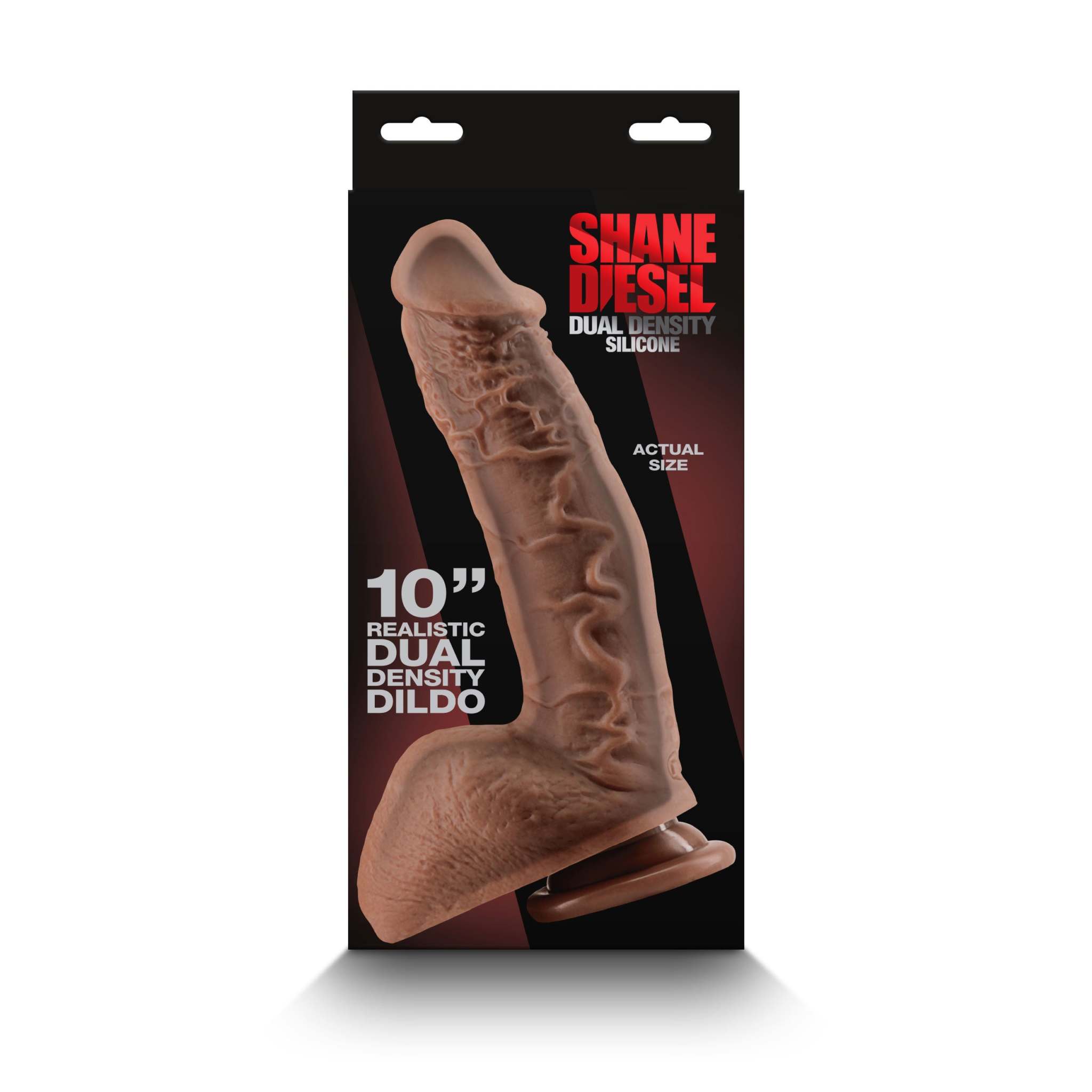 Shane Diesel - Dual Density Dildo - Brown by Anal Toys & Stimulators