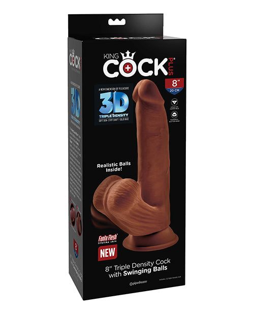 King Cock Plus Triple-Density Cock w/Swinging Balls Dildo for Intense Realistic Play by Dildos & Dongs