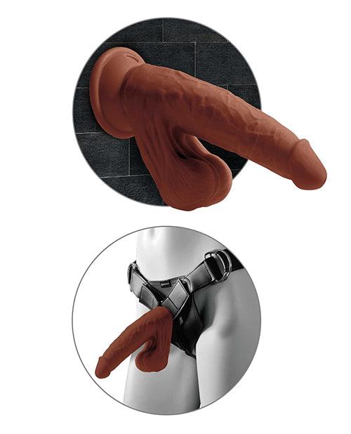 King Cock Plus Triple-Density Cock w/Swinging Balls Dildo for Intense Realistic Play by Dildos & Dongs