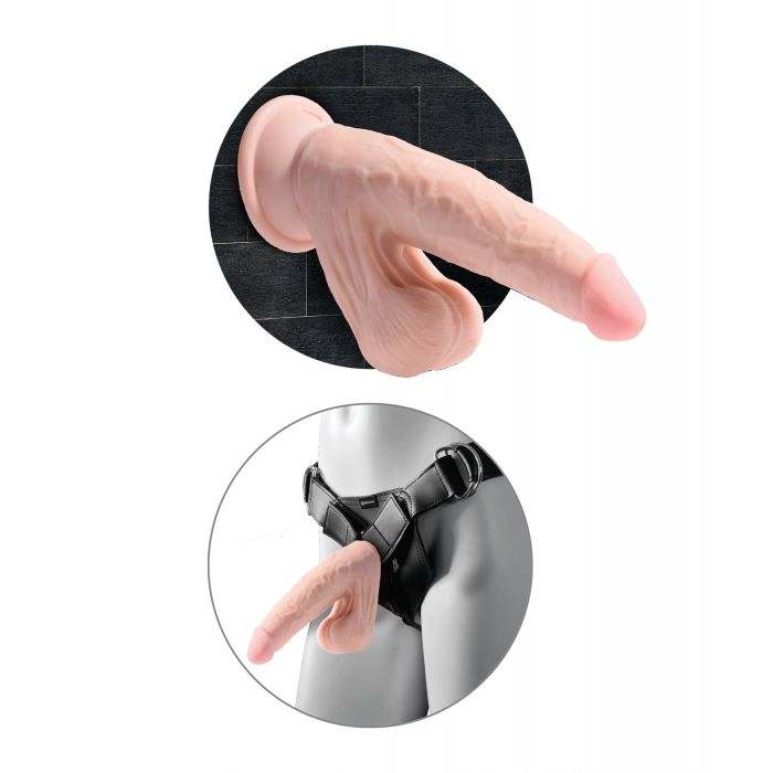 King Cock Plus Triple-Density Cock w/Swinging Balls Dildo for Intense Realistic Play by Dildos & Dongs