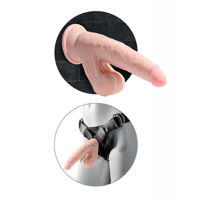 King Cock Plus Triple-Density Cock w/Swinging Balls Dildo for Intense Realistic Play by Dildos & Dongs