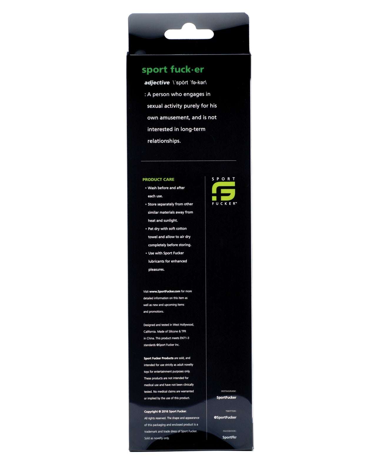 Sport Fucker 3 Way - Black by Cock & Balls