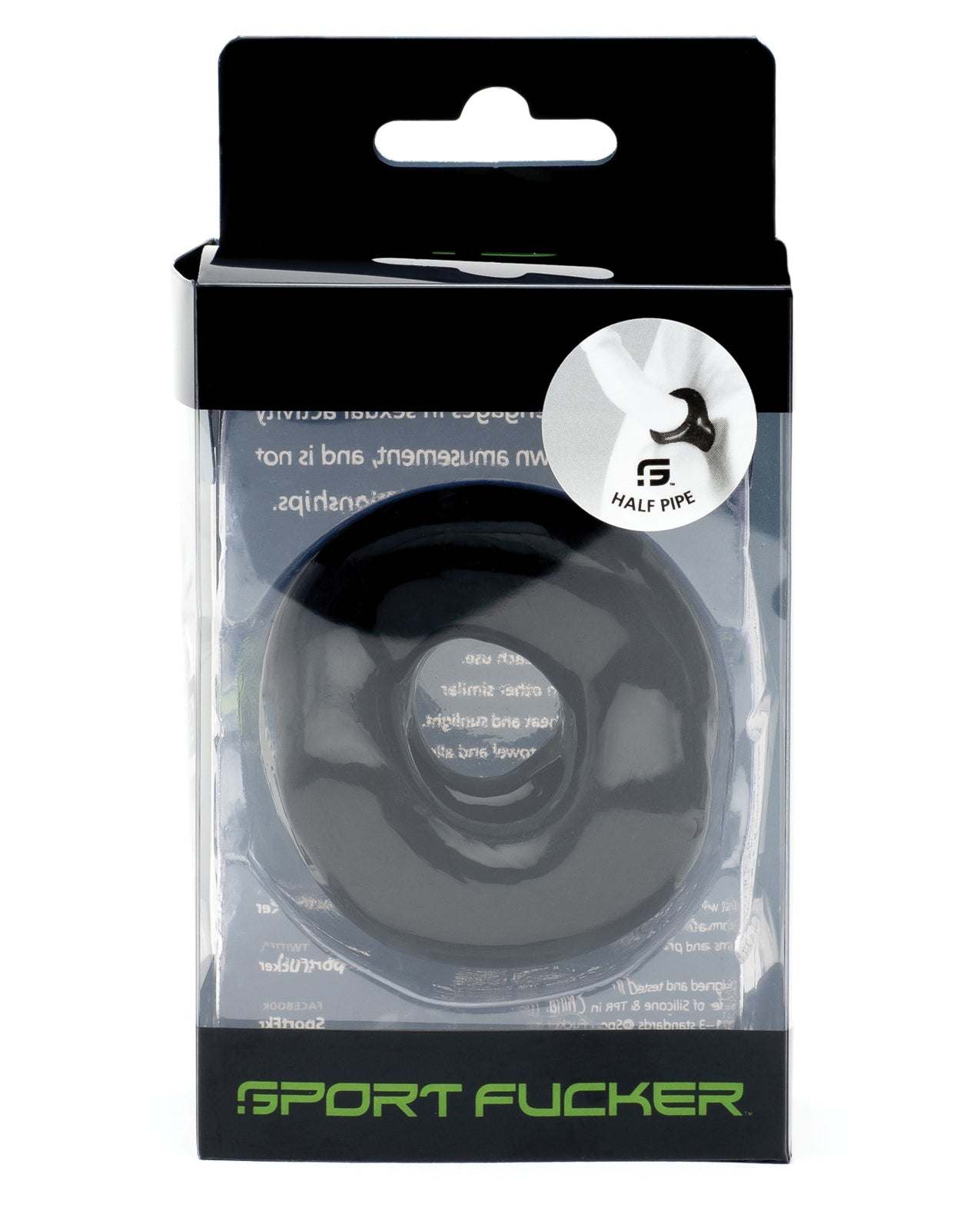 Sport Fucker Half Pipe - Black by Pleasure Products