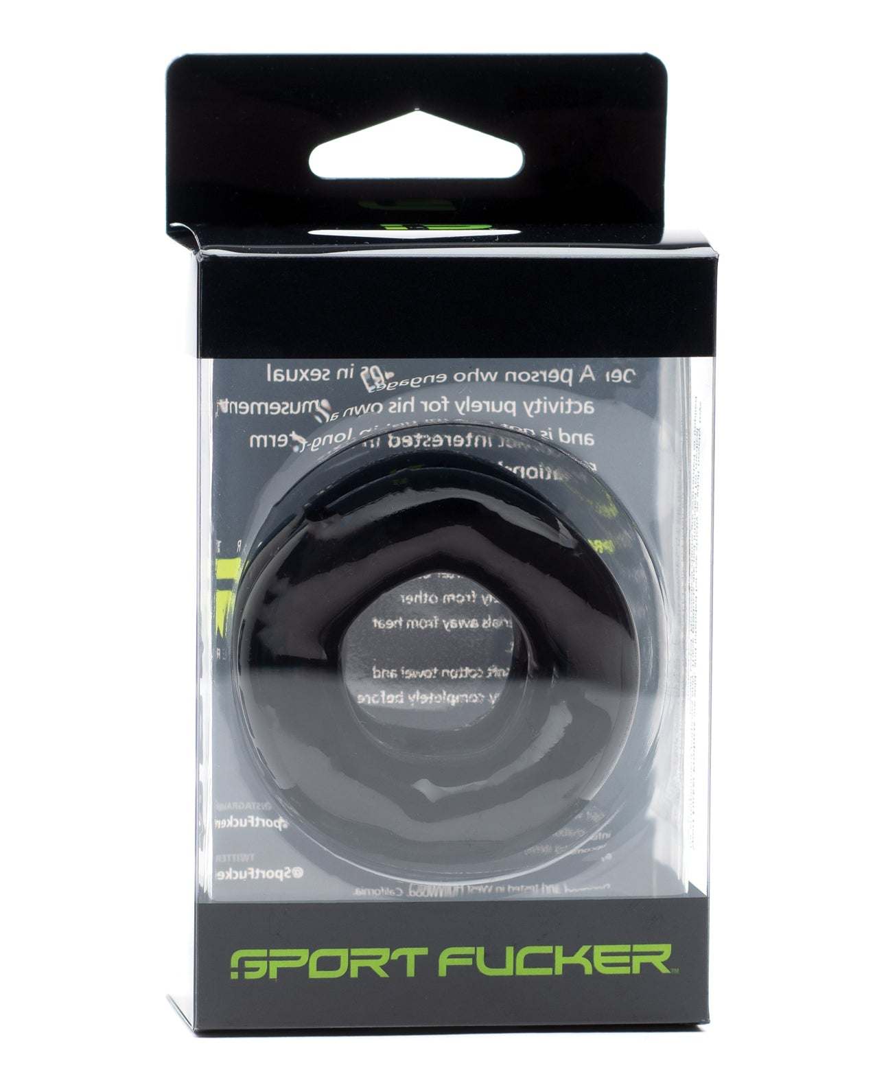 Sport Fucker Revolution Ring Stretcher black ergonomic cockring and ball stretcher for enhanced pleasure and durability