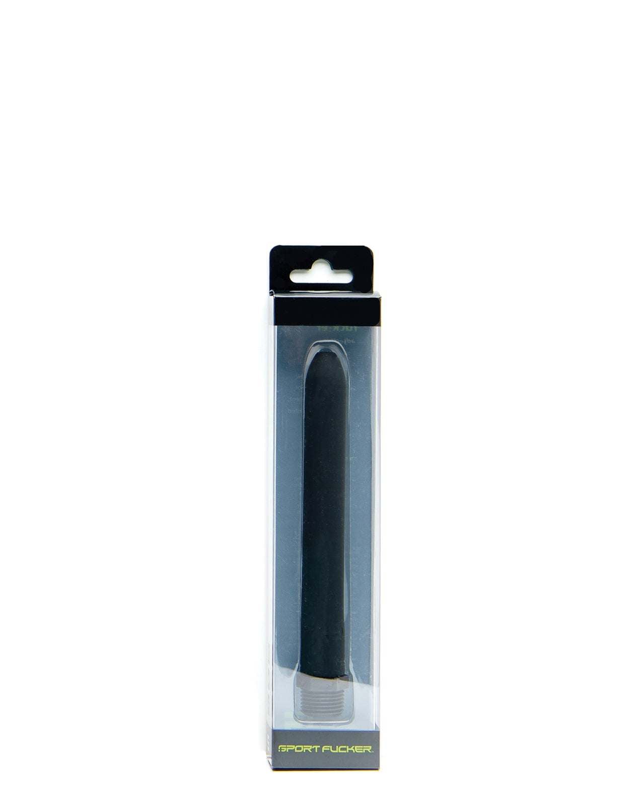 Sport Fucker Locker Room Hose 6-inch black silicone flexible clean-out accessory in packaging
