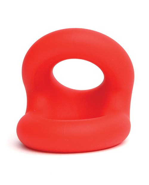 Red Sport Fucker Rugby Ring cock ring made of durable liquid silicone for enhanced pleasure and comfort