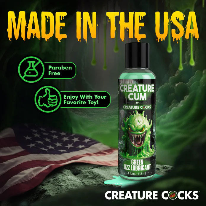 Creature Cum Green Water-Based Lubricant 4oz by Lubricants, Creams & Glides