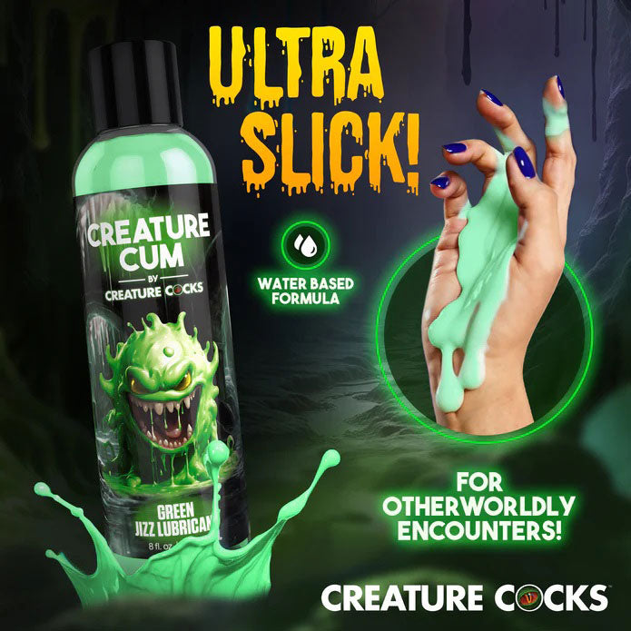 Creature Cum Green Water-Based Lubricant 8oz by Lubricants, Creams & Glides