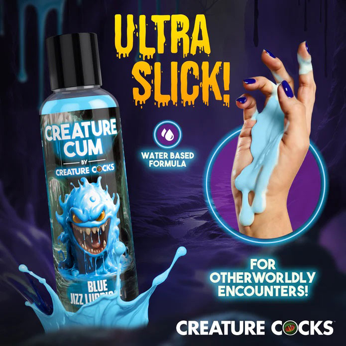 Creature Cum Blue Water-Based Lubricant 4oz by Lubricants, Creams & Glides