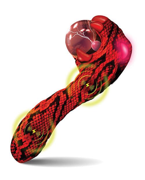 Creature Cocks Cobra Scepter Plasma Vibrator - Red/Black by Anal Toys & Stimulators