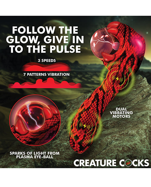 Creature Cocks Cobra Scepter Plasma Vibrator - Red/Black by Anal Toys & Stimulators