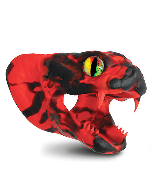 Creature Cocks Master Cobra Silicone Cock Ring - Red by Cock & Balls