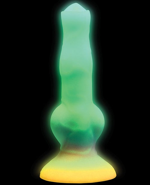 Creature Cocks - Vibrating Space Cock Glow-in-the-Dark Silicone Dildo w/Remote by Anal Toys & Stimulators