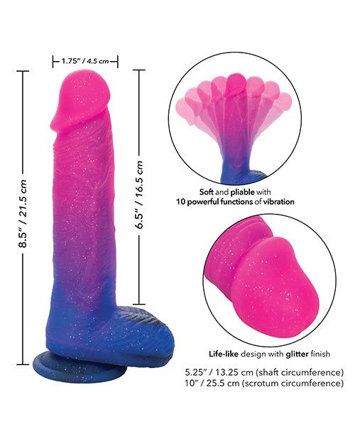 Naughty Bits Ombre Hombre XL Vibrating Dildo by Dildos & Dongs