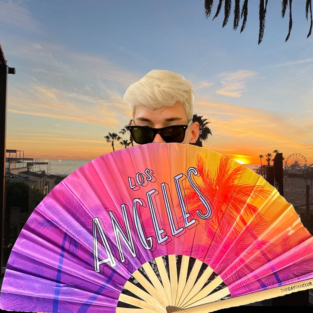 Los Angeles Fan (UV) by Hand Fan