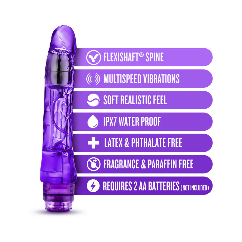 Naturally Yours Mambo Vibe Realistic 9 in. Vibrating Dildo Pink
