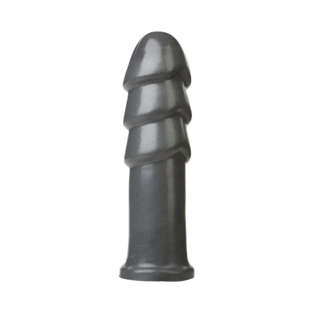 American Bombshell B-10 Warhead, gunmetal PVC, triple rippled design, 10-inch length.