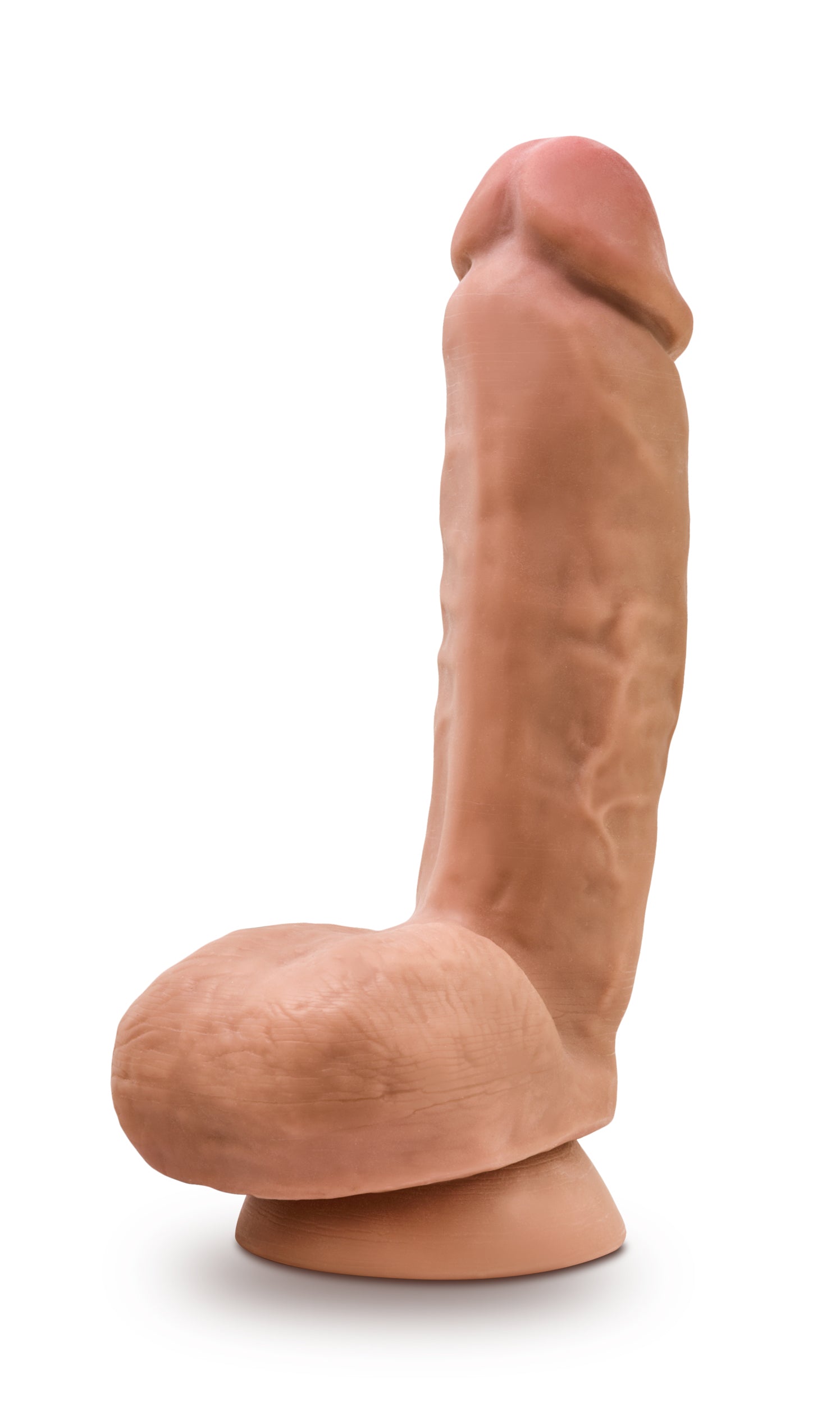 CoverboyThe Mailman Realistic 8.5 in. Dildo with Balls Tan