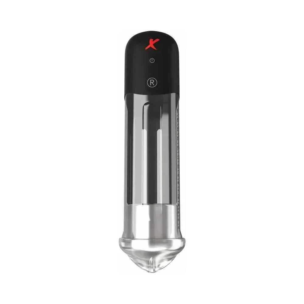 PDX Elite Blowjob Power Pump Automated Suction Clear/Black by Cock & Balls