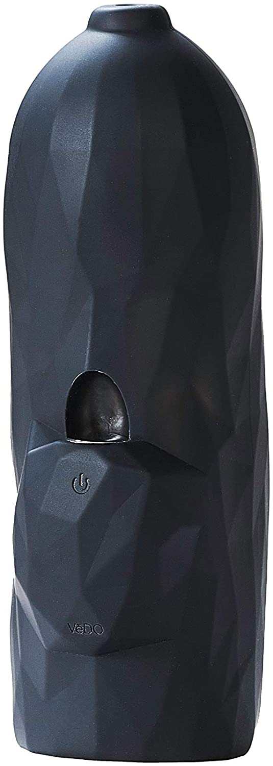 Vedo Hummer 2.0 sleek black waterproof dual-stimulation vibrator with multiple vibration modes