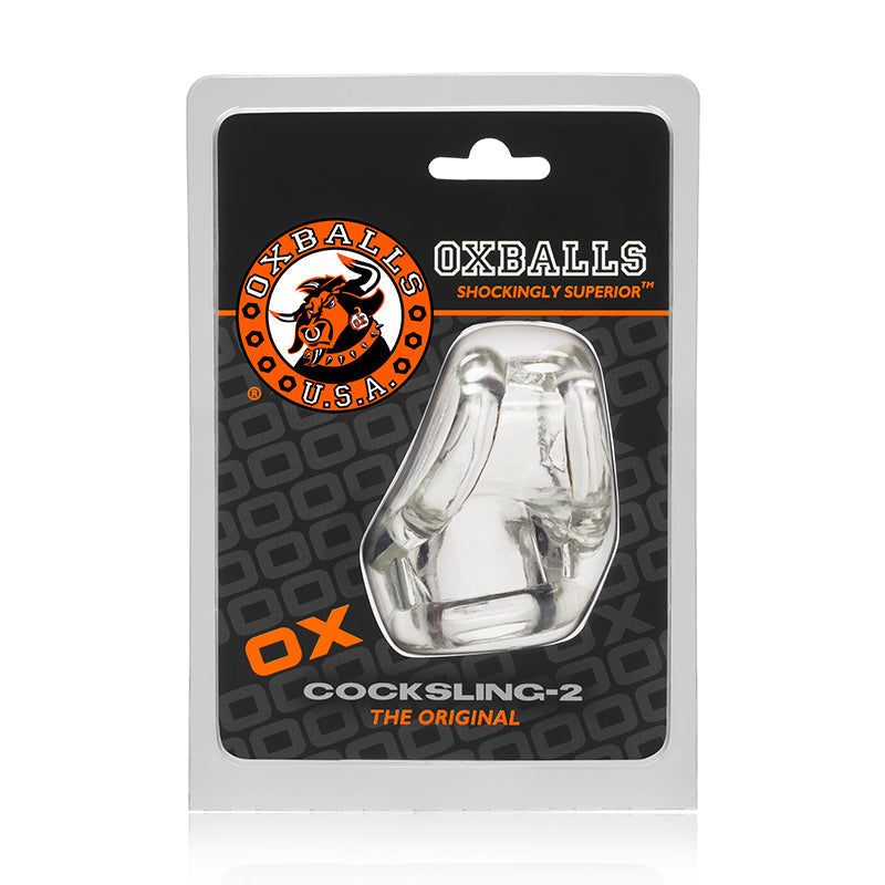 OxBalls Cocksling-2 in packaging, silicone design for enhanced pleasure and performance.