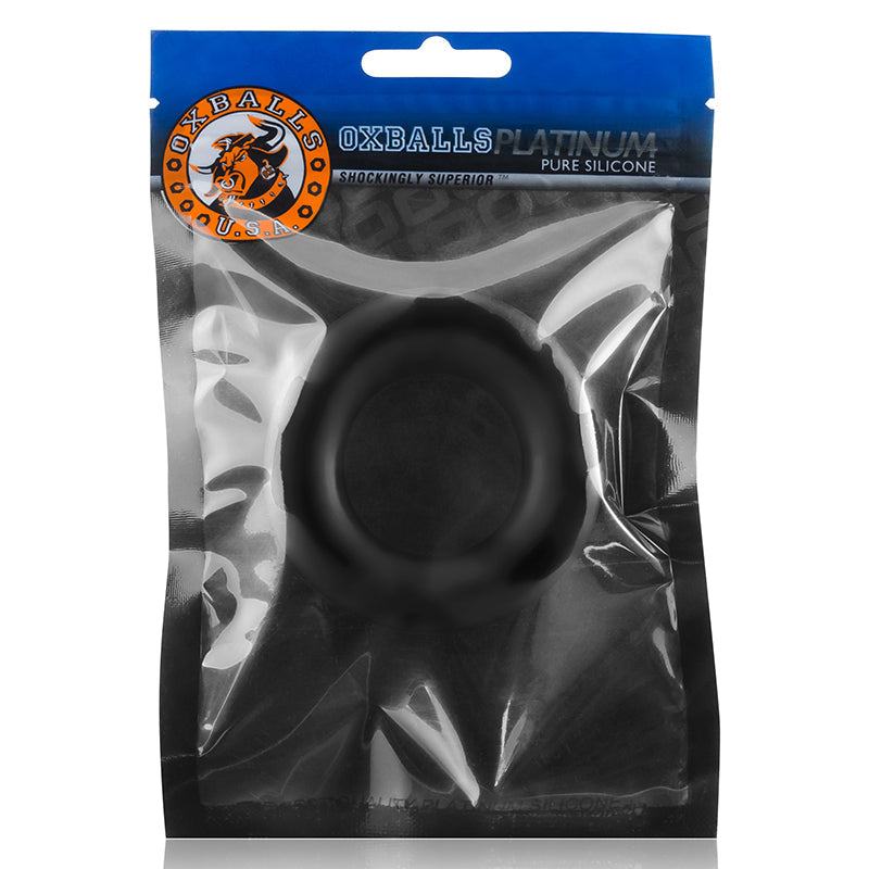 OxBalls Cock-T Cockring black silicone ring in resealable packaging