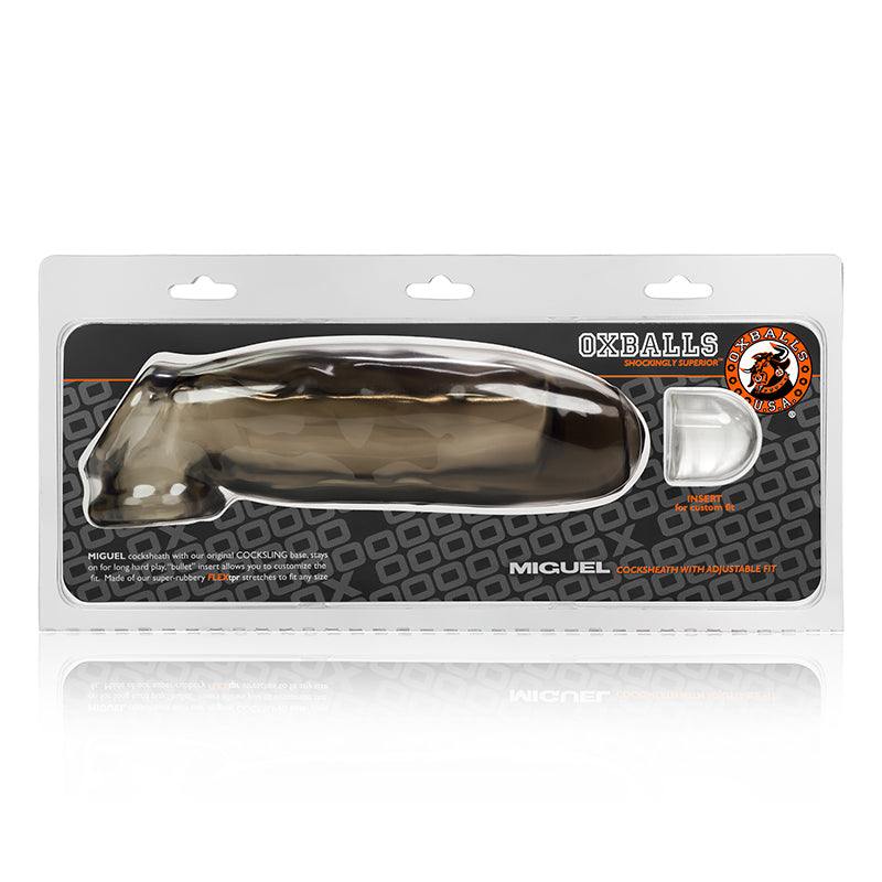 OxBalls Miguel Cocksheath premium silicone cock ring with adjustable fit in packaging