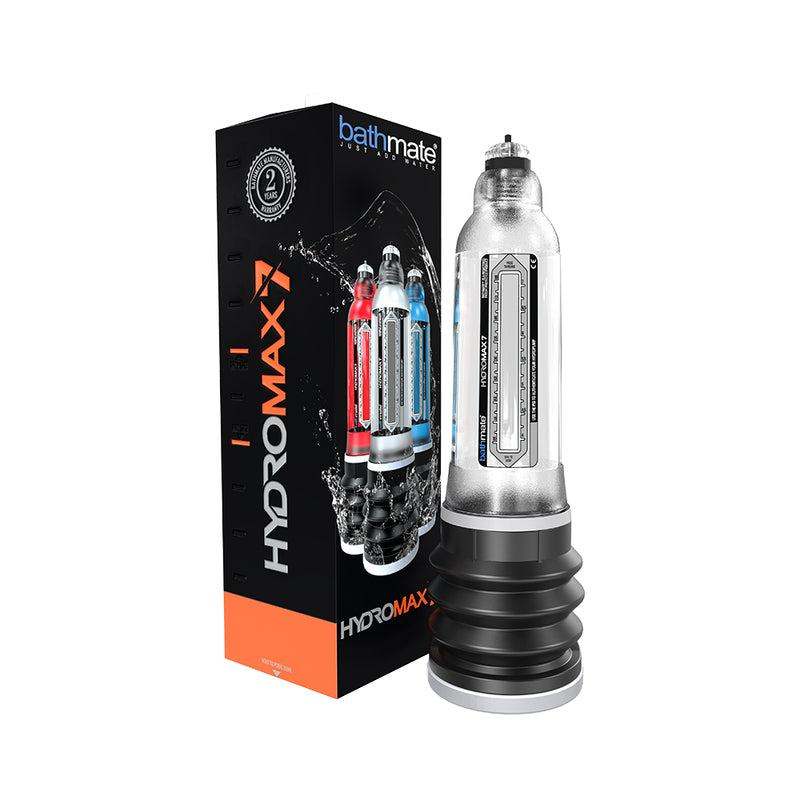 Bathmate Hydromax9 Hydro Pump with ergonomic design and powerful water-based suction for male sexual health enhancement.