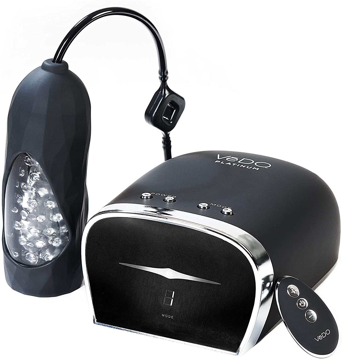 Vedo Hummer 2.0 powerful sex toy with remote control and sleek black design