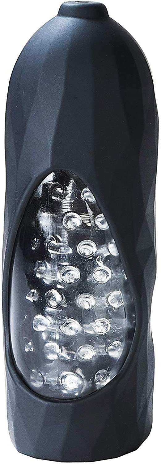 Vedo Hummer 2.0 sleek black vibrator with textured surface and ergonomic design for dual stimulation