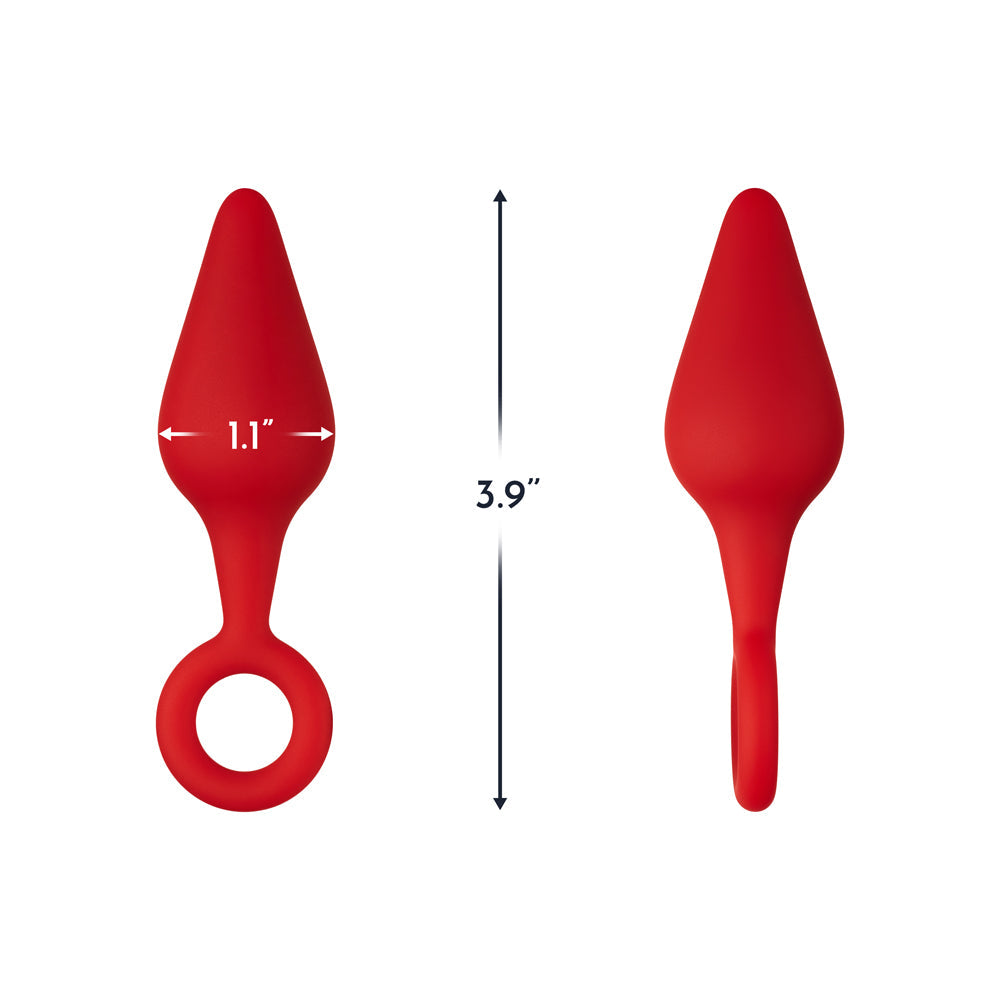 Forto F-10 Silicone Anal Plug with Pull Ring