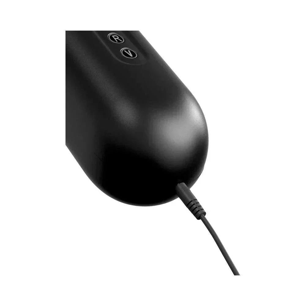 PDX Elite Moto Blower Rechargeable Thrusting Vibrating Suction Masturbator Clear/Black by Masturbators and Strokers