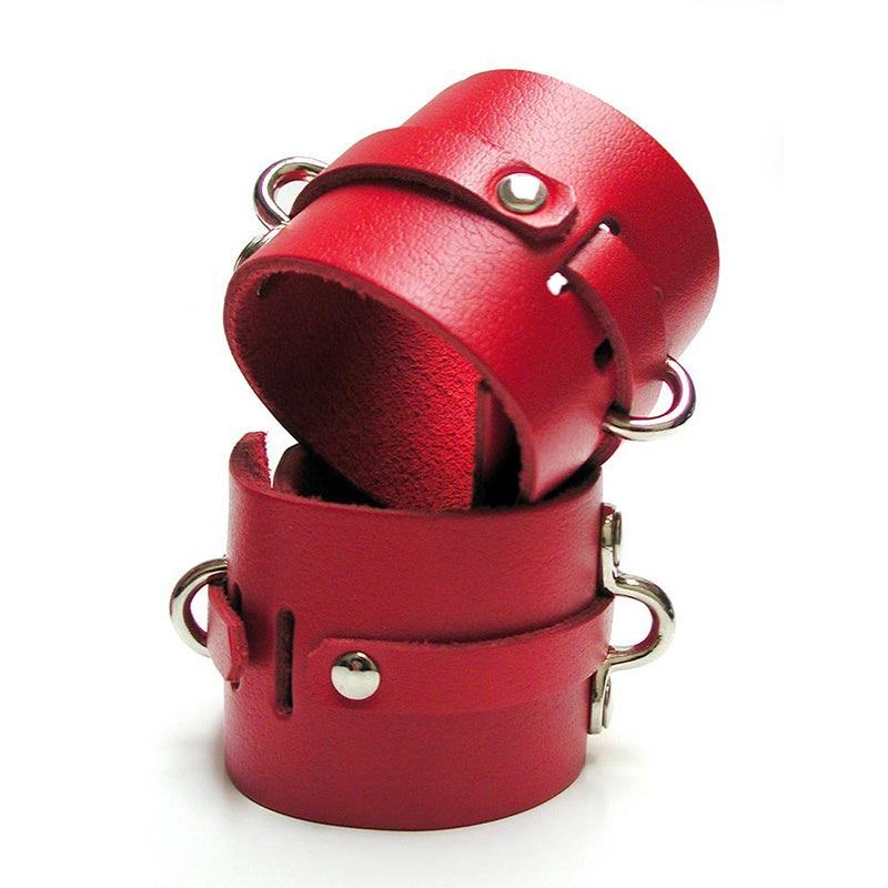 Kinklab Bondage Basics Leather Ankle Cuffs by Bondage & Fetish Toys
