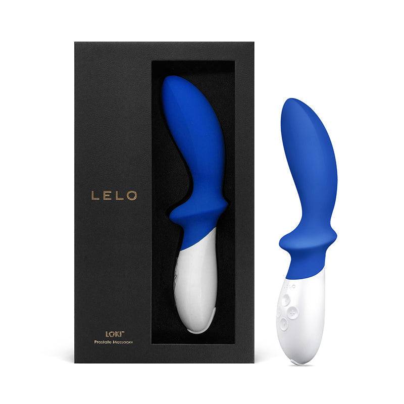 LELO LOKI Rechargeable Prostate Vibrator with sleek design and vibrant packaging.