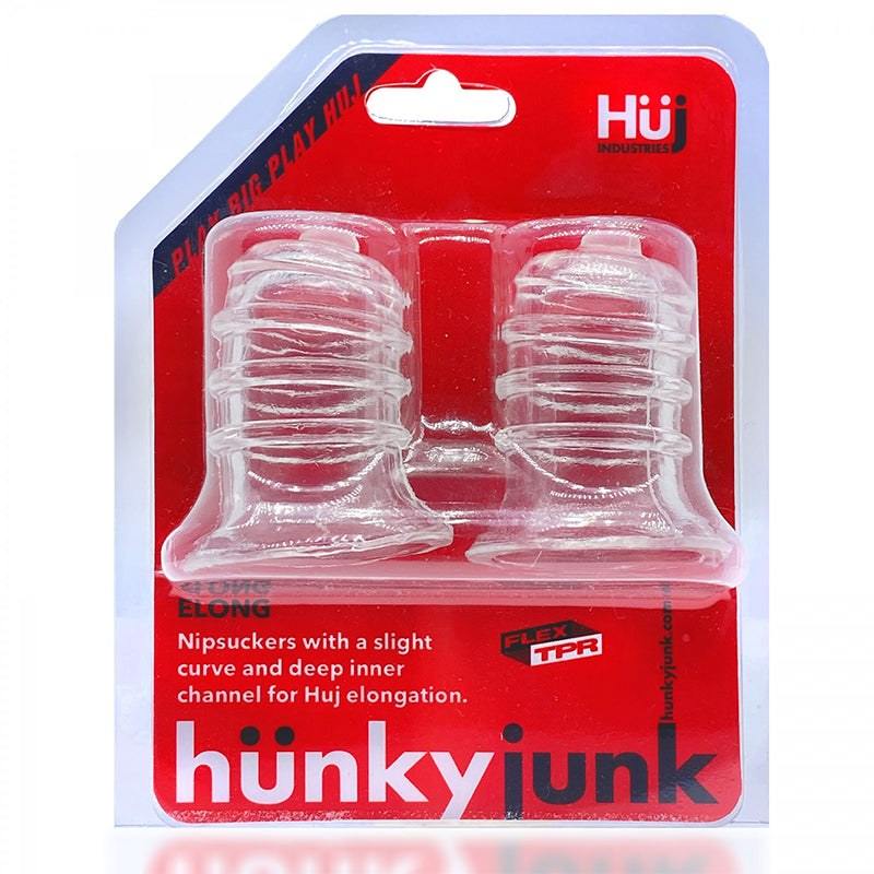 Hunkyjunk ELONG Wide Base Nipsuckers by Bondage & Fetish Toys