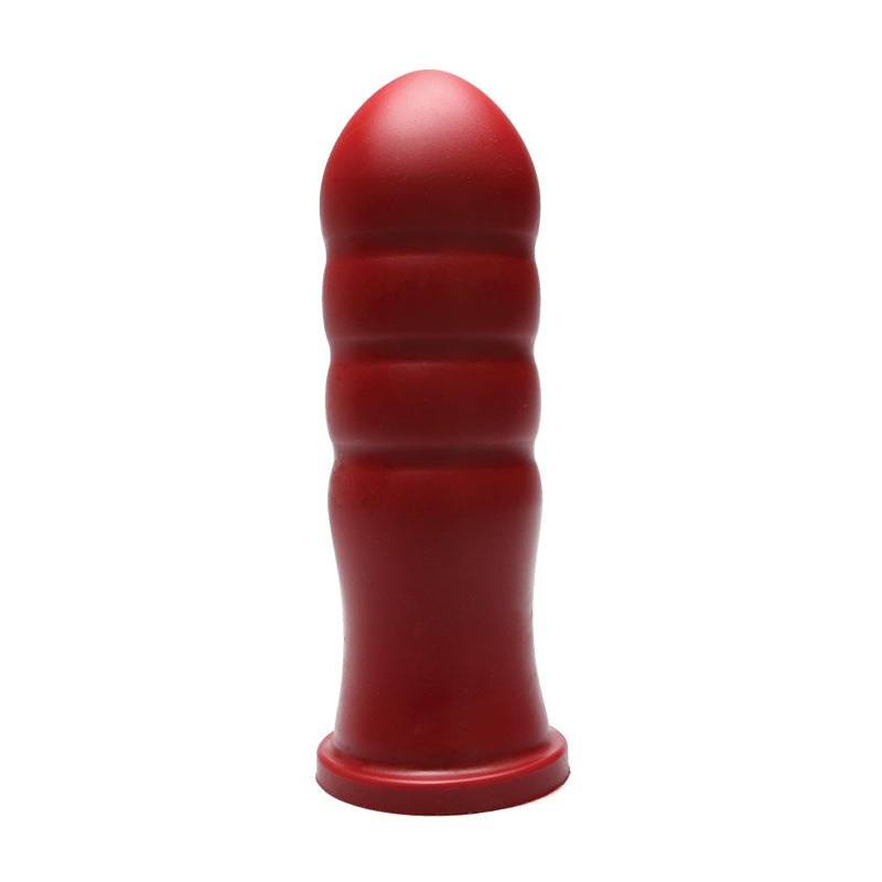Tantus Meat Wave XL Anal Stretcher, premium silicone toy with wave pattern and flared base for safe anal play.